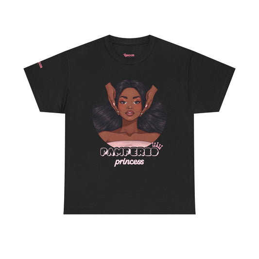 Princess Tee — Afrocentric "Pampered Princess" Graphic T‑Shirt
