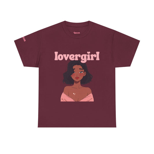 Lovergirl Graphic Tee — Cute Pink Illustration Shirt