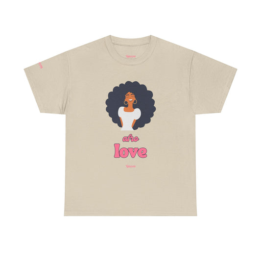 Women Are Love Graphic Tee — Afro Hair Empowerment T‑Shirt