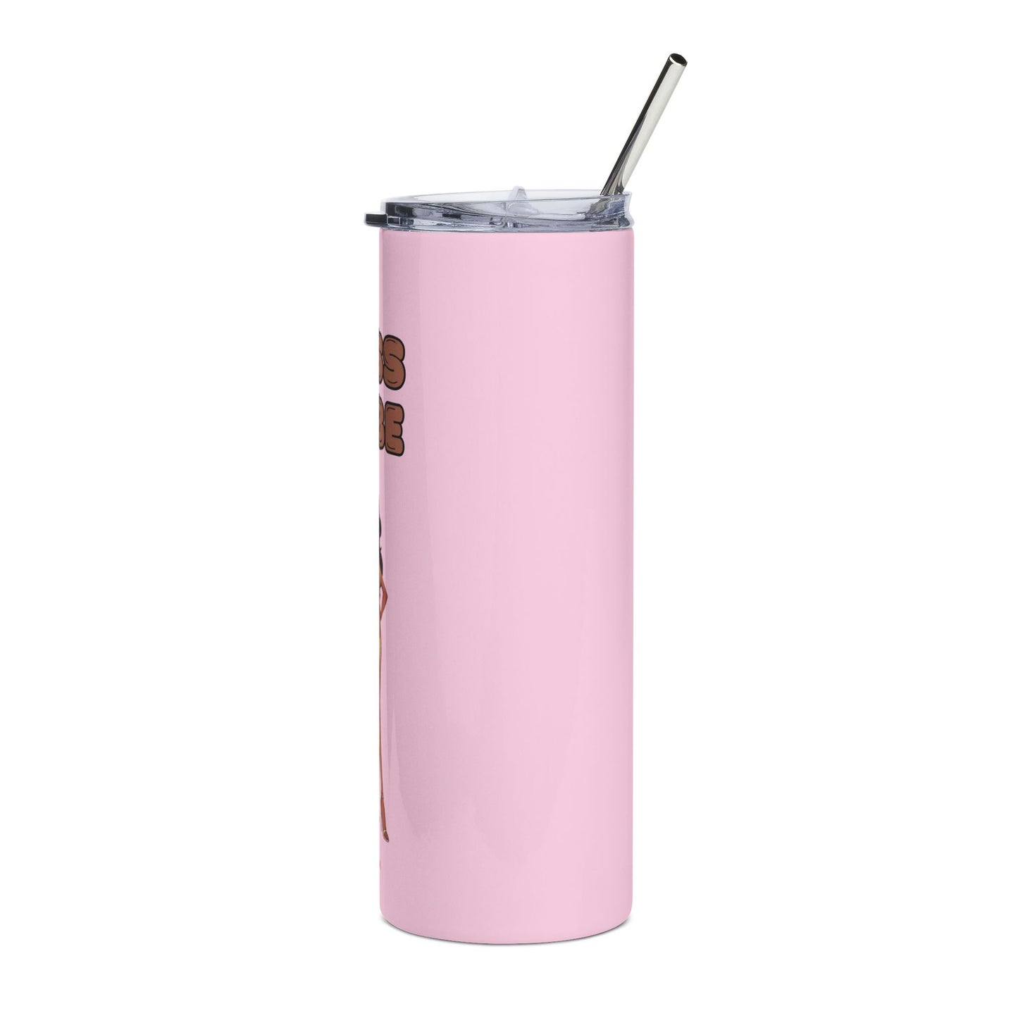 Boss Babe 20oz Stainless Steel Tumbler — Pink Empowerment Travel Cup