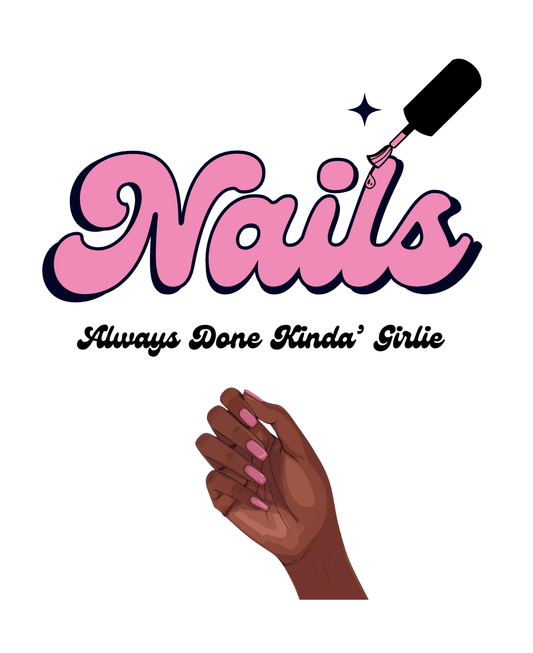 Nails Girlie 40oz Travel Tumbler – Large Insulated Maxi Cup for Nail Techs & Beauty Lovers