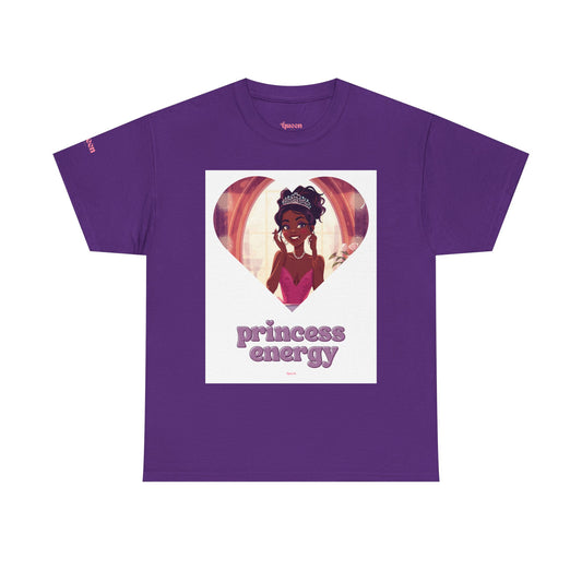Princess Energy T-Shirt — Cute Black Princess Heart Graphic Tee