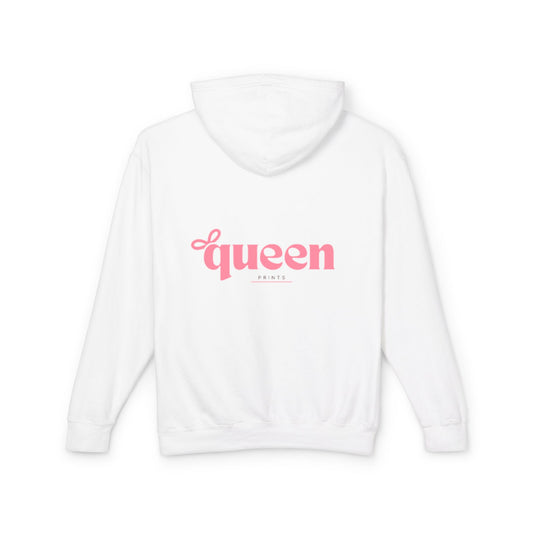 Love the Lord Your God with All Your Heart Hoodie — Pink 'Queen' Christian Pullover