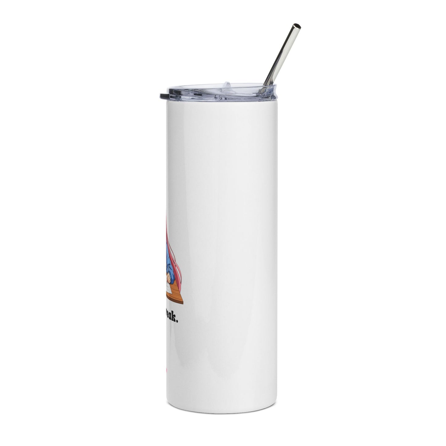 Study Break Tumbler — Anime Girl Stainless Steel 20oz Travel Cup