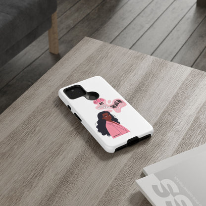 Phone Case — 'God is Within Her, She Will Not Fail' Inspirational Illustrated Case
