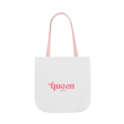 Tote Bag — "God Is Within Her; She Will Not Fail" Illustrated Faith Tote