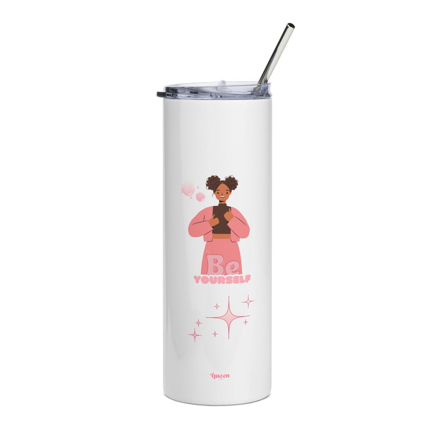 Be Yourself Stainless Steel Tumbler — 20oz Empowerment Travel Cup