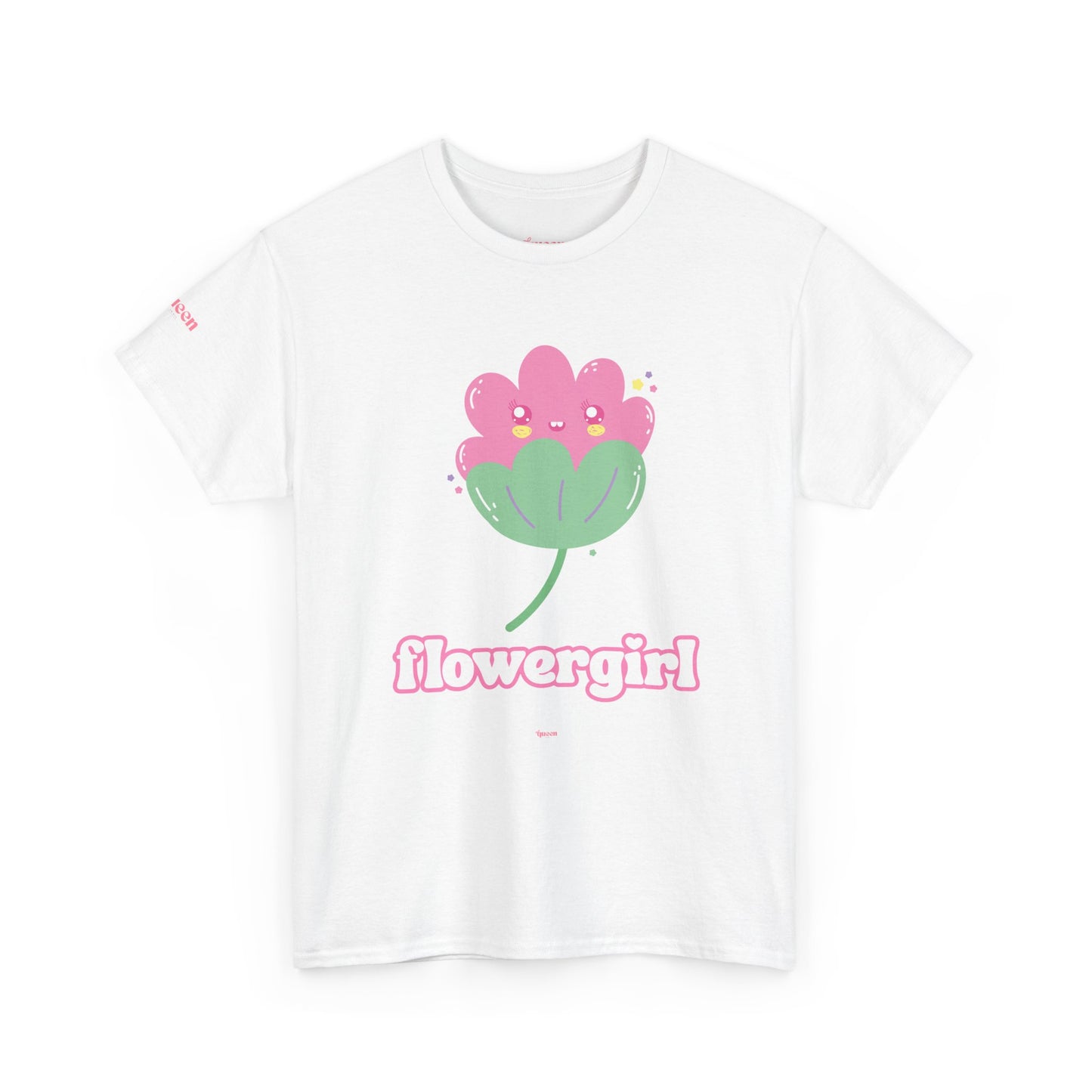 Flowergirl T-Shirt — Cute Pink Floral Graphic Tee
