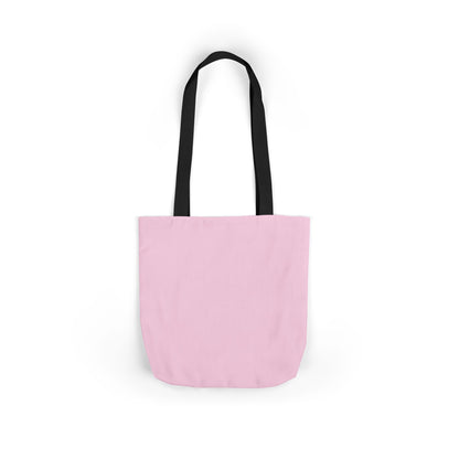 Bossy Pink Heart Tote Bag — Cute Retro Graphic Canvas Tote