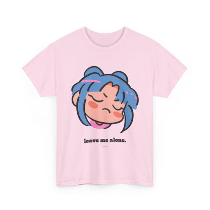 Leave Me Alone Tee — Cute Anime Sad Girl Graphic T-Shirt