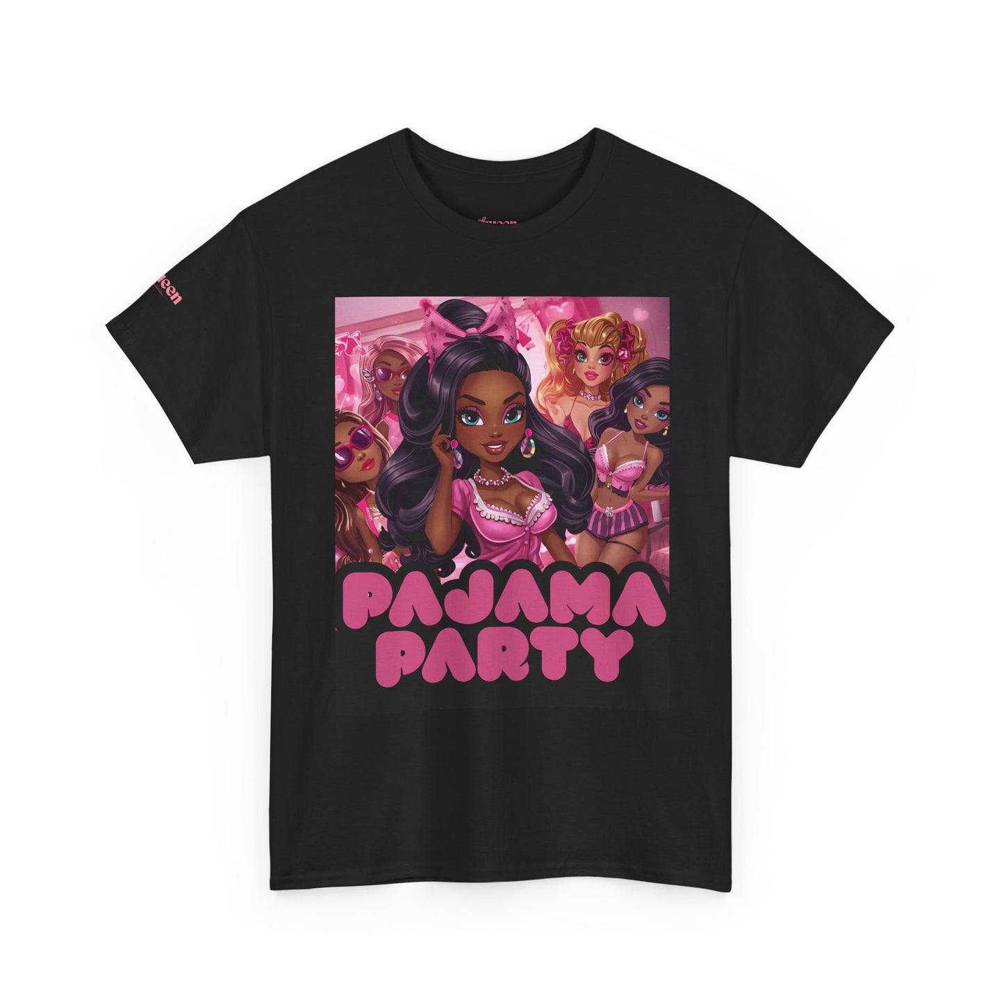 Pajama Party T‑Shirt — Cute Pink Sleepover Graphic Tee