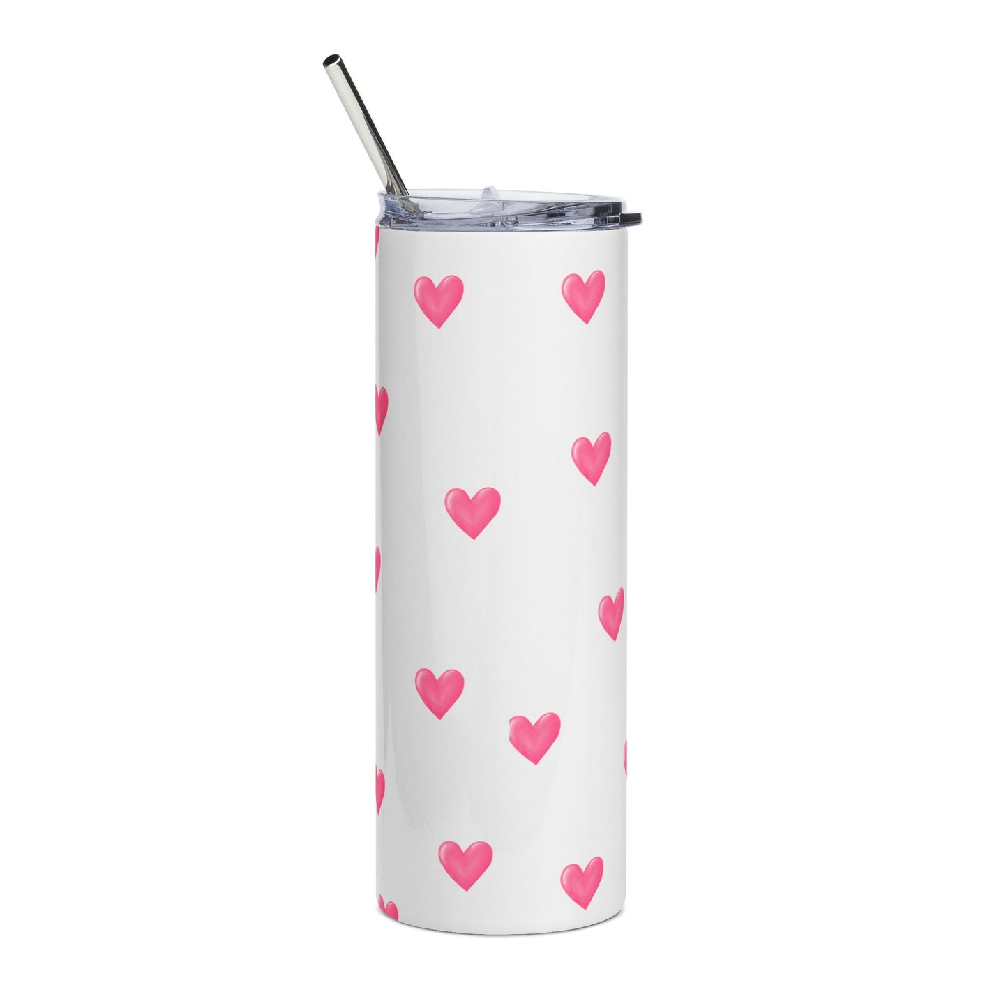 20oz Stainless Steel Tumbler — Pink Heels "I Don't Wanna Be Like Cinderella" Travel Cup