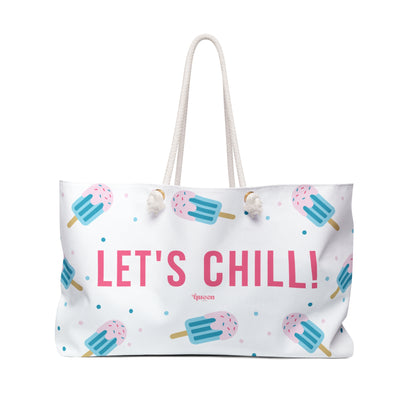 Let's Chill! Popsicle Weekender Bag — Summer Beach Tote