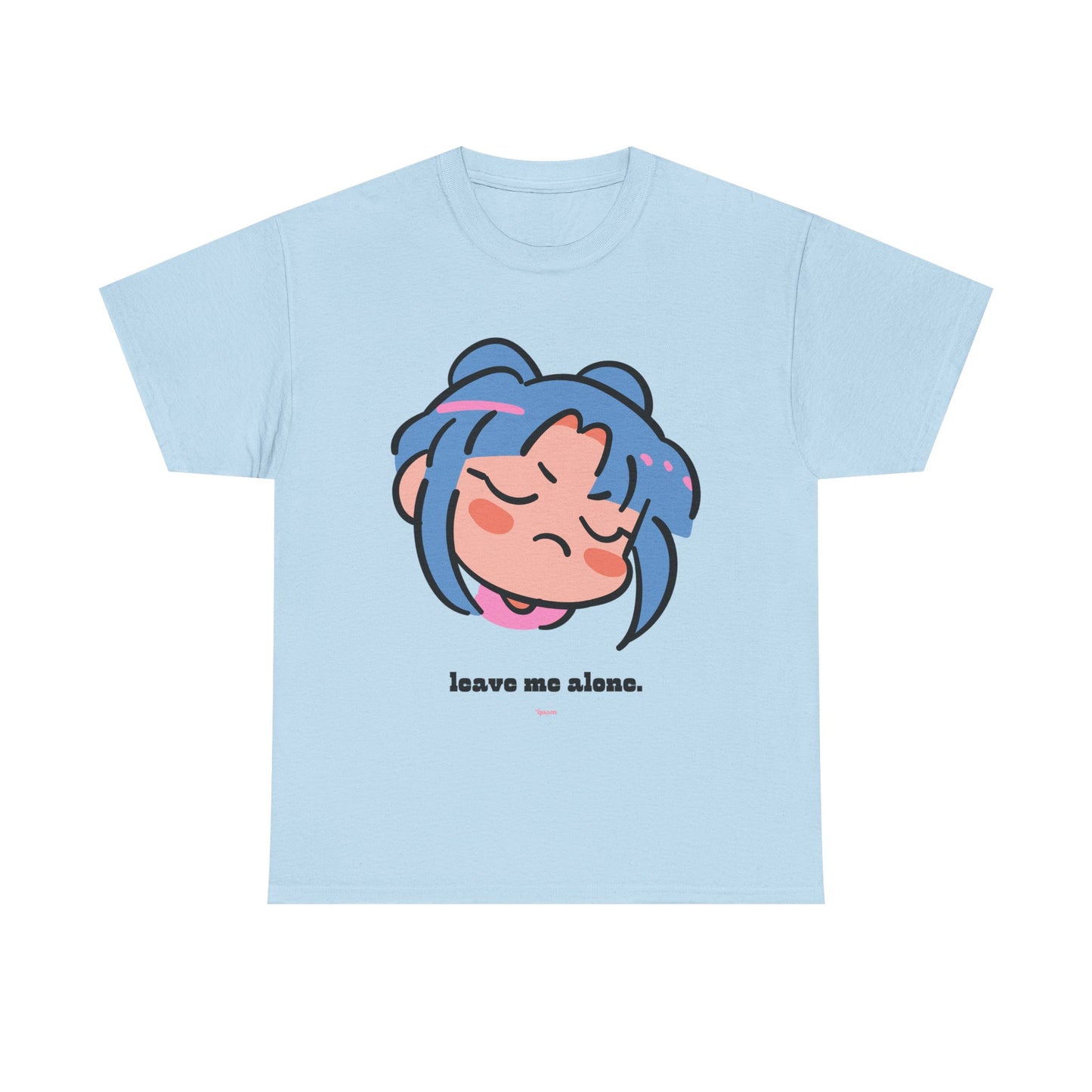 Leave Me Alone Tee — Cute Anime Sad Girl Graphic T-Shirt