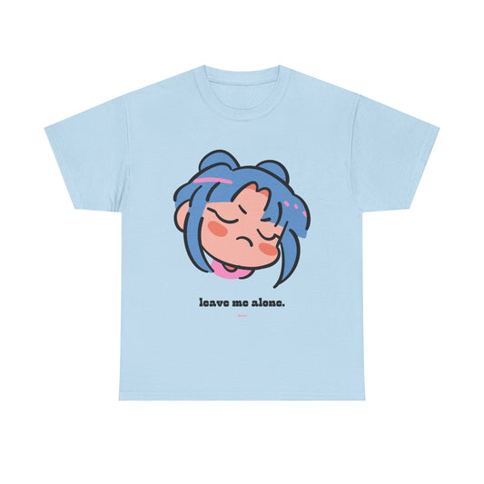 Leave Me Alone Tee — Cute Anime Sad Girl Graphic T-Shirt