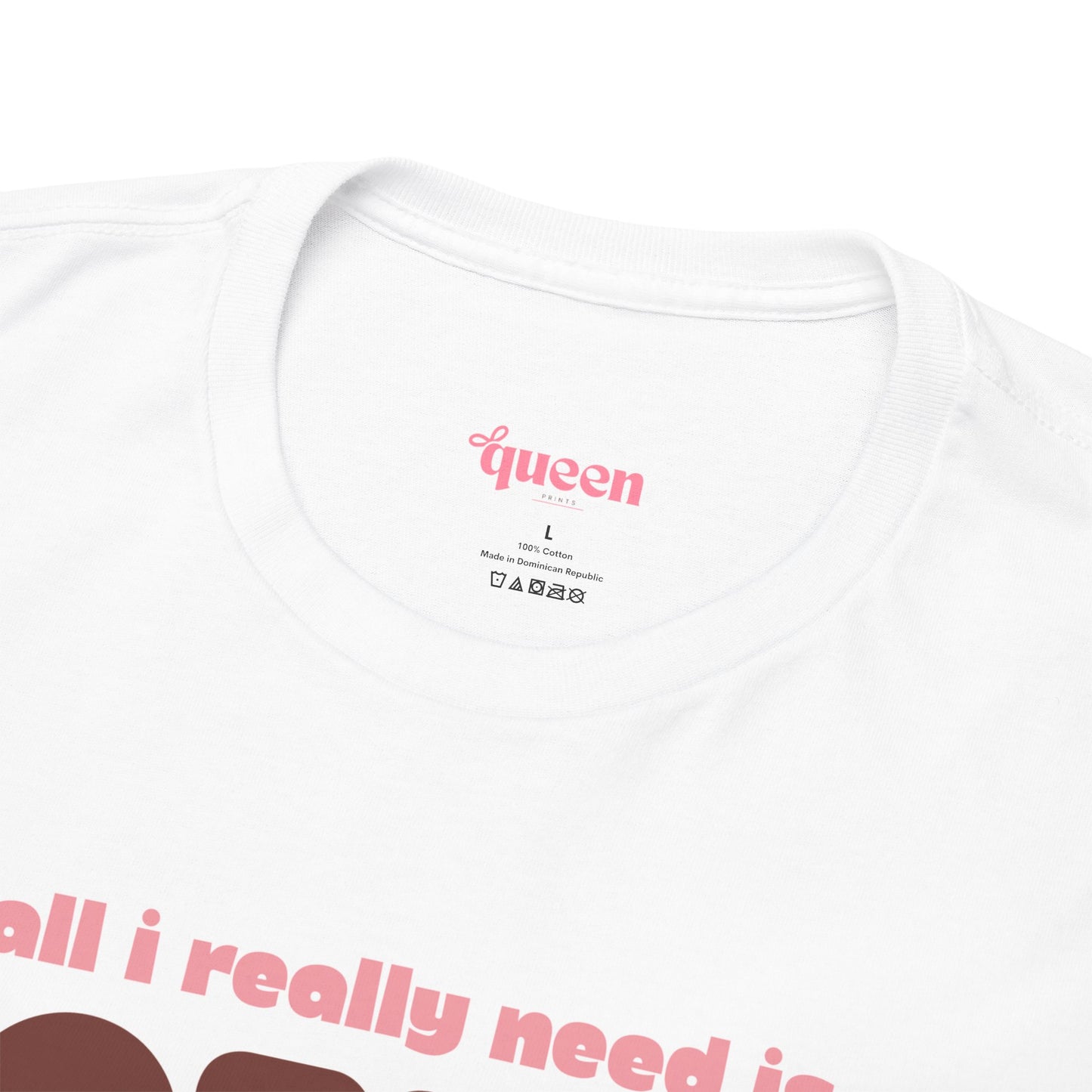 Coffee Lover T-Shirt — "All I Really Need Is Coffee" Afro Girl Graphic Tee