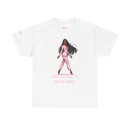 Bossy Babe Tee — Pink Power Graphic T‑Shirt
