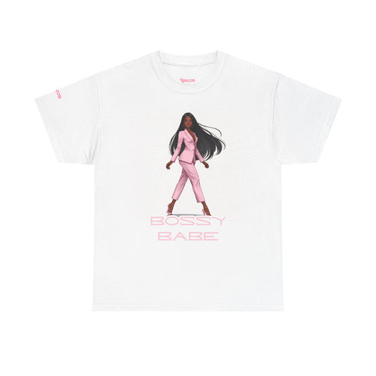 Bossy Babe Tee — Pink Power Graphic T‑Shirt