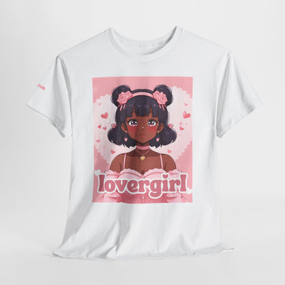 Lovergirl Anime Girl Graphic Tee