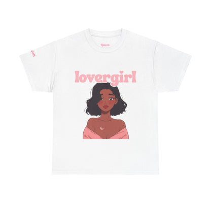 Lovergirl Graphic Tee — Cute Pink Illustration Shirt