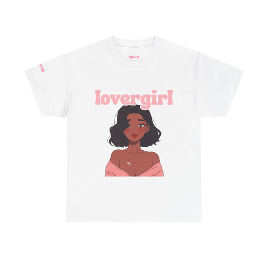 Lovergirl Graphic Tee — Cute Pink Illustration Shirt