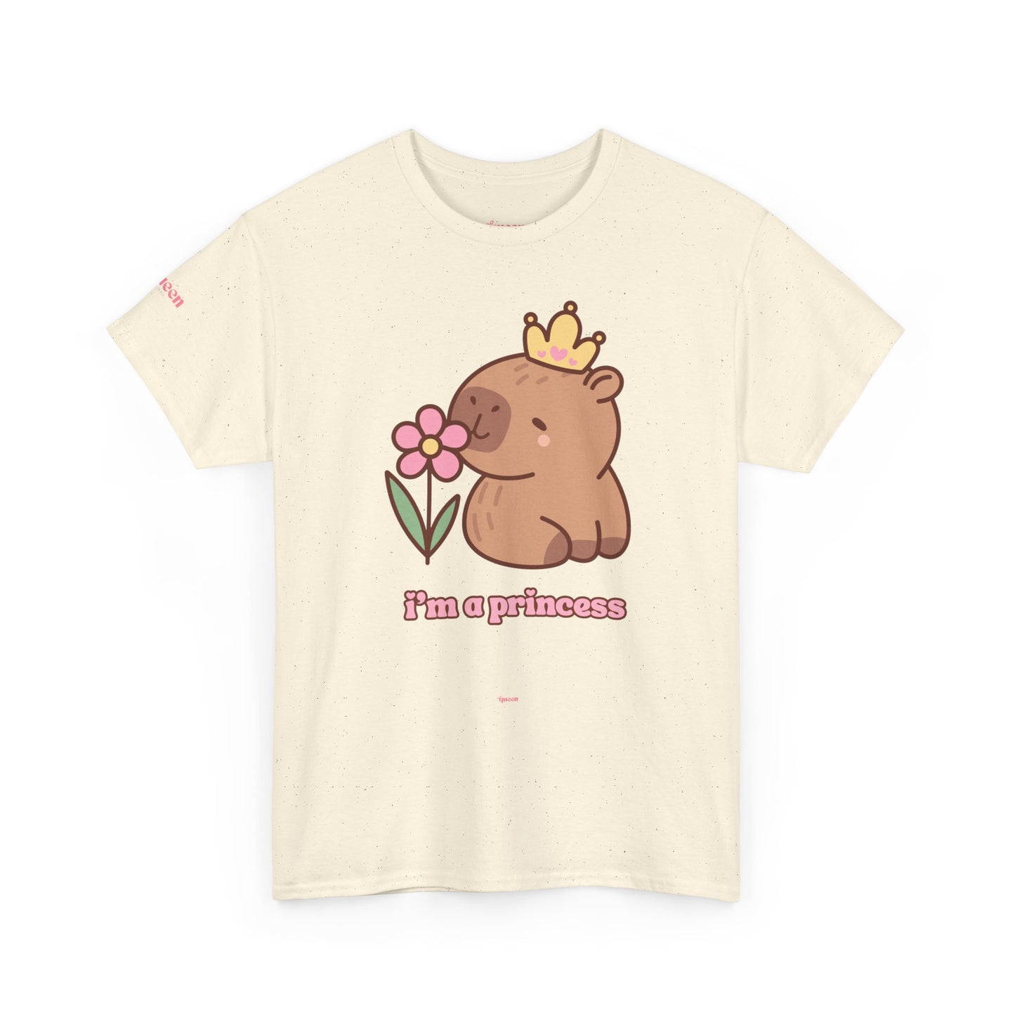 Princess Capybara Tee — "I’m a princess" Cute Animal Graphic Shirt