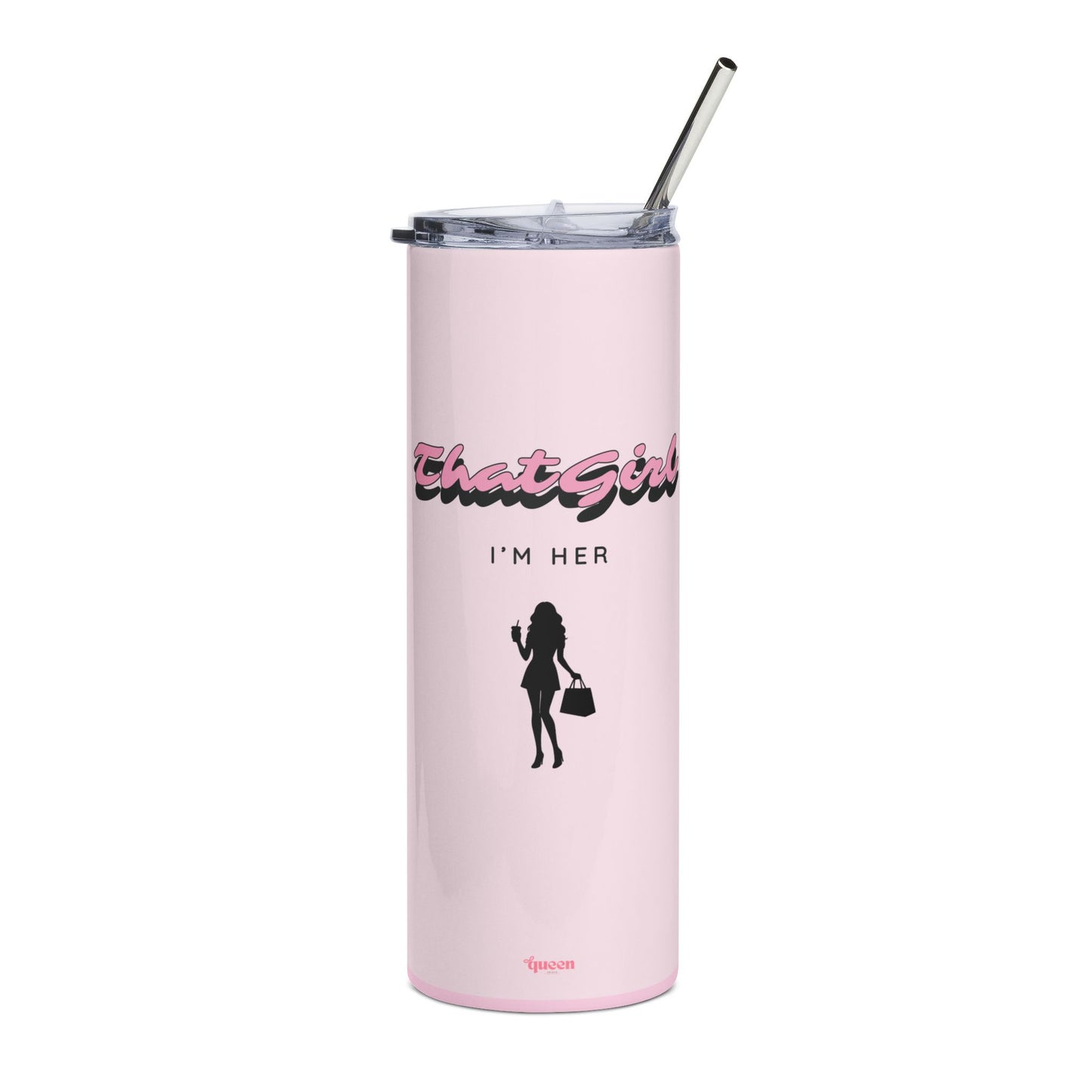 It Girl Fashionista Shopaholic Stainless Steel Tumbler - 20oz