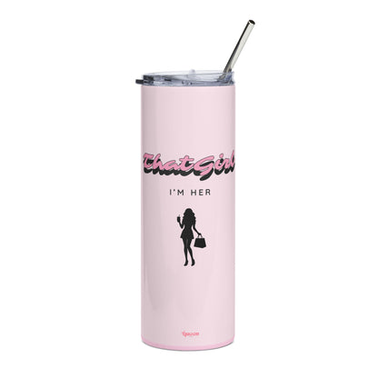 It Girl Fashionista Shopaholic Stainless Steel Tumbler - 20oz