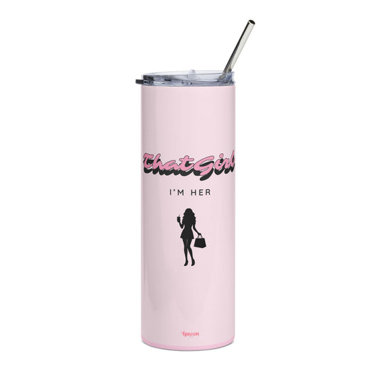 It Girl Fashionista Shopaholic Stainless Steel Tumbler - 20oz