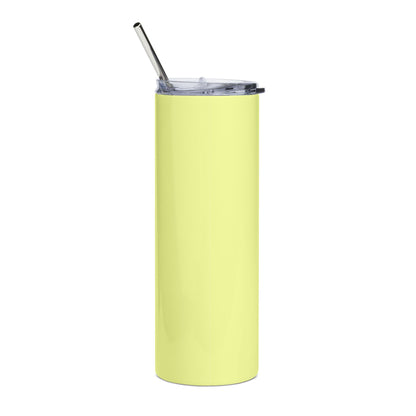 20oz Avocado Stainless Steel Tumbler - Cute Winking Avocado Travel Cup