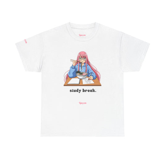 Study Break Tee — Cute Anime Girl Graphic Shirt