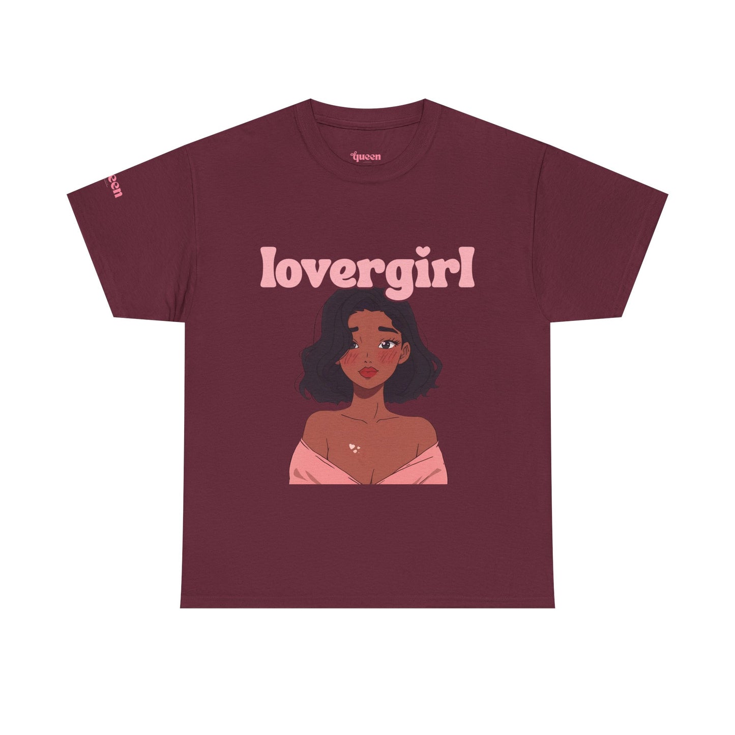 Lovergirl Graphic Tee — Cute Pink Illustration Shirt