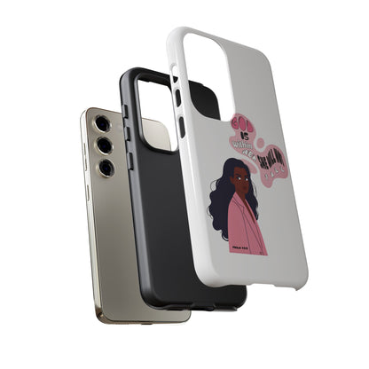 Phone Case — 'God is Within Her, She Will Not Fail' Inspirational Illustrated Case