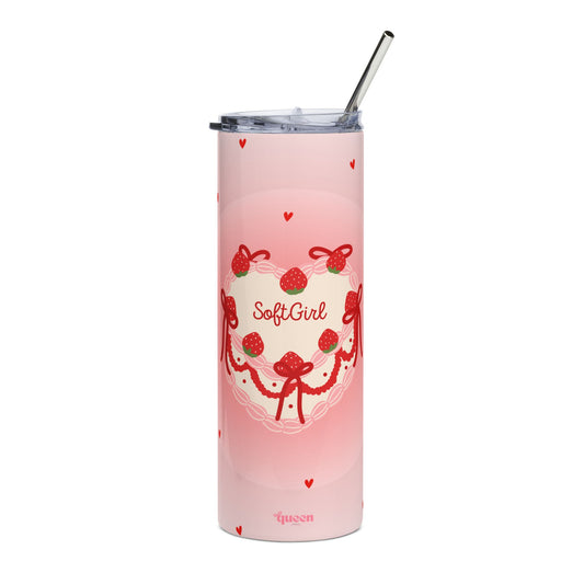 SoftGirl Strawberry Cream 20oz Stainless Steel Tumbler
