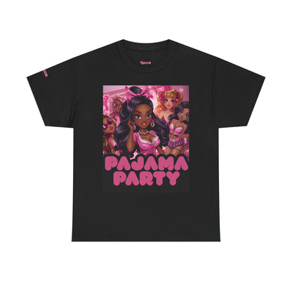 Pajama Party T‑Shirt — Cute Pink Sleepover Graphic Tee