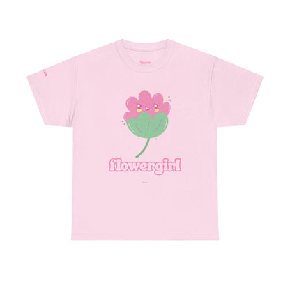 Flowergirl T-Shirt — Cute Pink Floral Graphic Tee