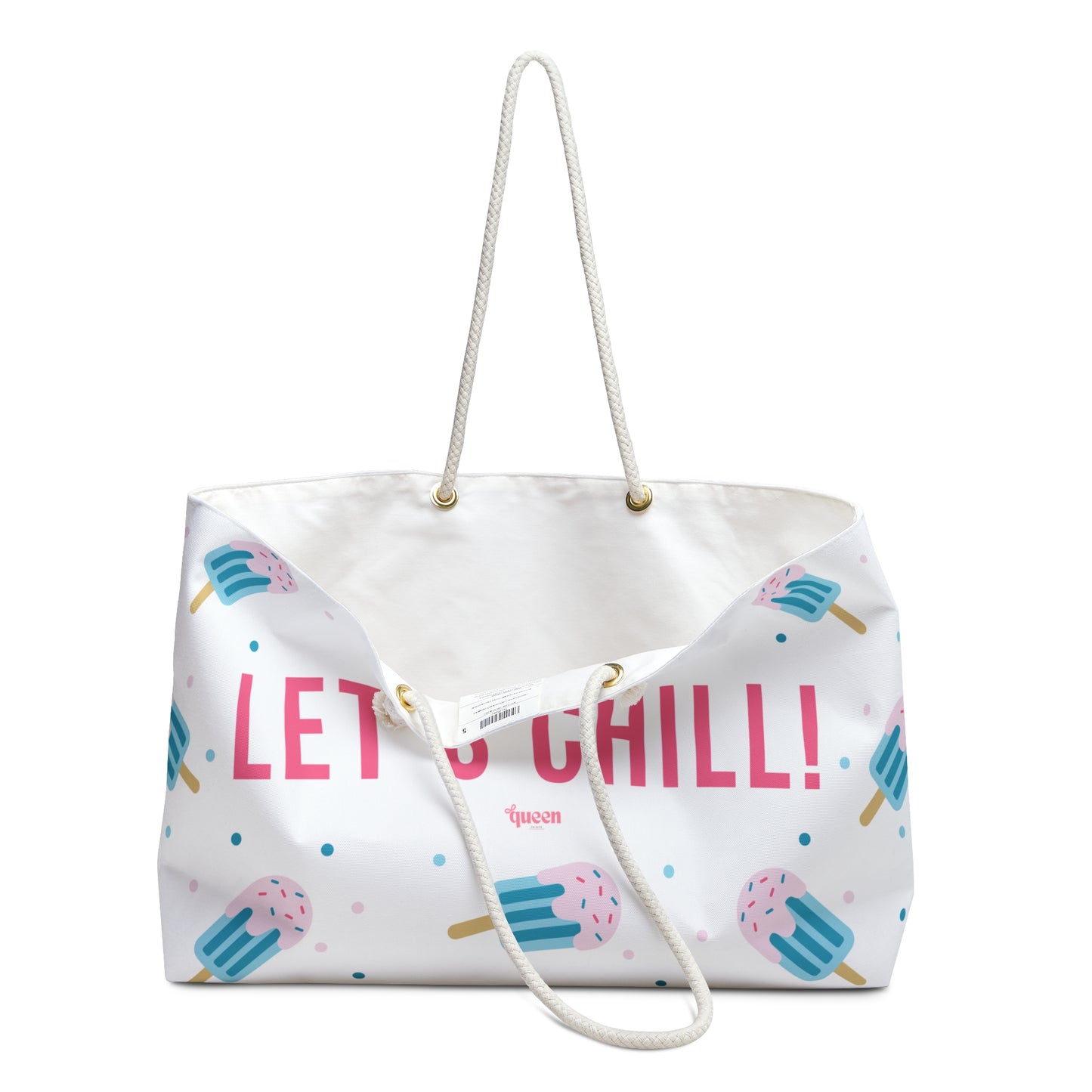 Let's Chill! Popsicle Weekender Bag — Summer Beach Tote