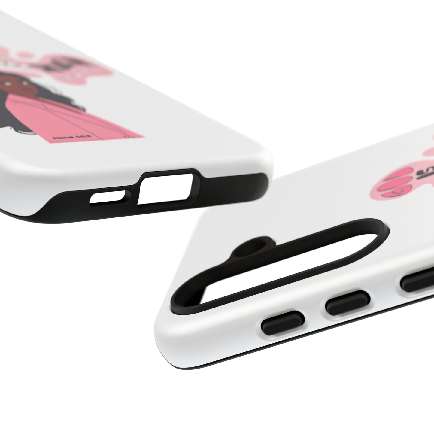 Phone Case — 'God is Within Her, She Will Not Fail' Inspirational Illustrated Case