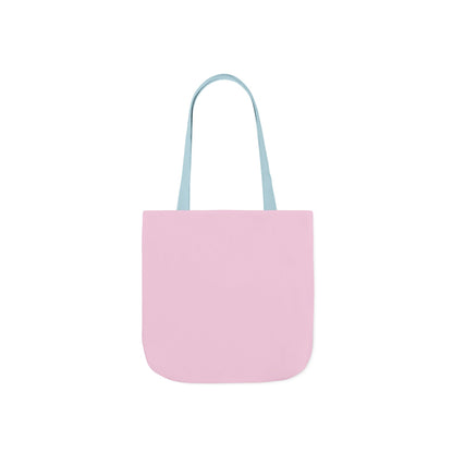 Bossy Pink Heart Tote Bag — Cute Retro Graphic Canvas Tote