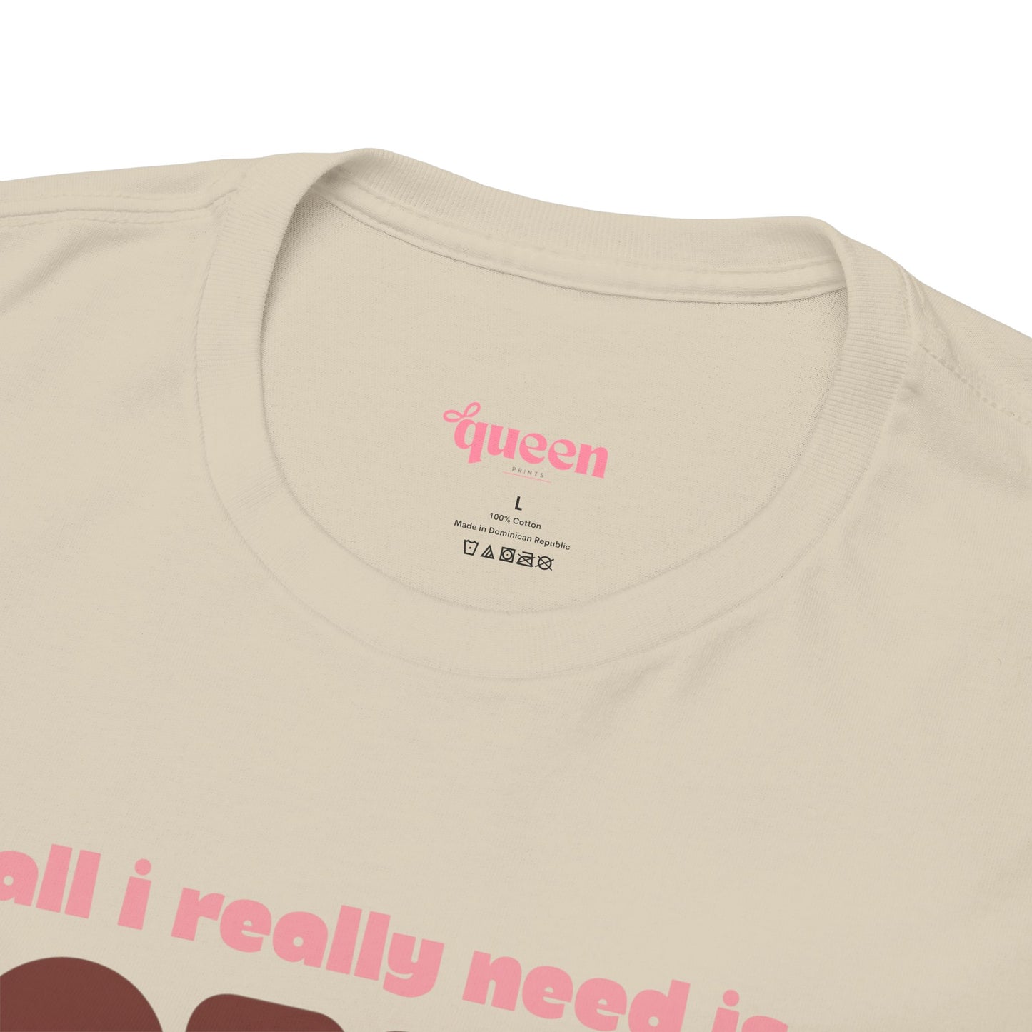 Coffee Lover T-Shirt — "All I Really Need Is Coffee" Afro Girl Graphic Tee