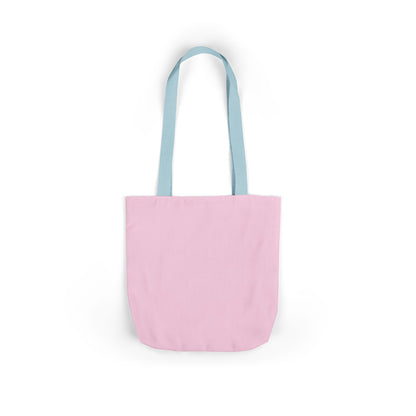 Bossy Pink Heart Tote Bag — Cute Retro Graphic Canvas Tote