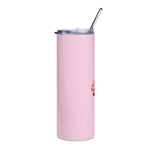 Bossy Pink 20oz Stainless Tumbler — Insulated Travel Cup