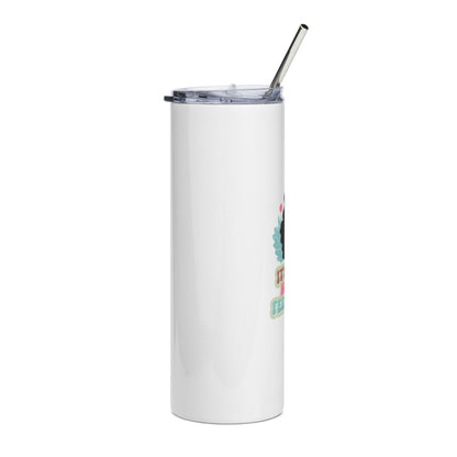20oz Stainless Steel Tumbler — "It’s Okay Not To Feel Okay" Mental Health Affirmation Design