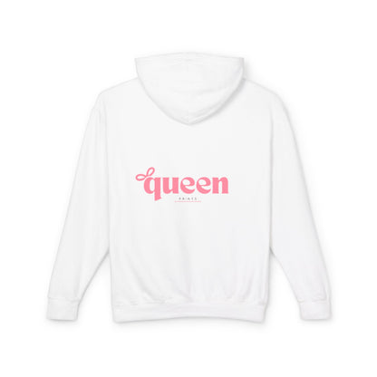 Biblical Queens Hoodie — Pink Feminine Christian Graphic Sweatshirt