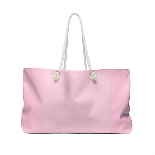Pink 'She Is Love' Weekender Bag — Afro Hair Empowerment Travel Tote
