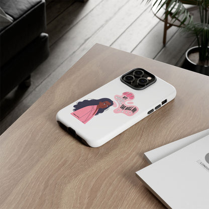 Phone Case — 'God is Within Her, She Will Not Fail' Inspirational Illustrated Case