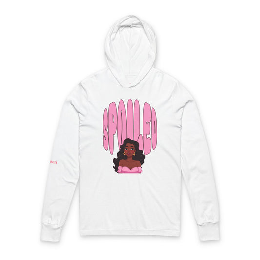 Spoiled Graphic Hooded Tee — Cute Pink ‘Spoiled’ Design