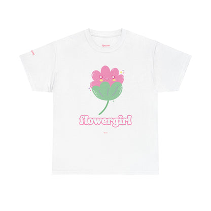 Flowergirl T-Shirt — Cute Pink Floral Graphic Tee