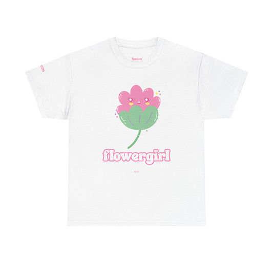 Flowergirl T-Shirt — Cute Pink Floral Graphic Tee
