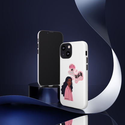 Phone Case — 'God is Within Her, She Will Not Fail' Inspirational Illustrated Case
